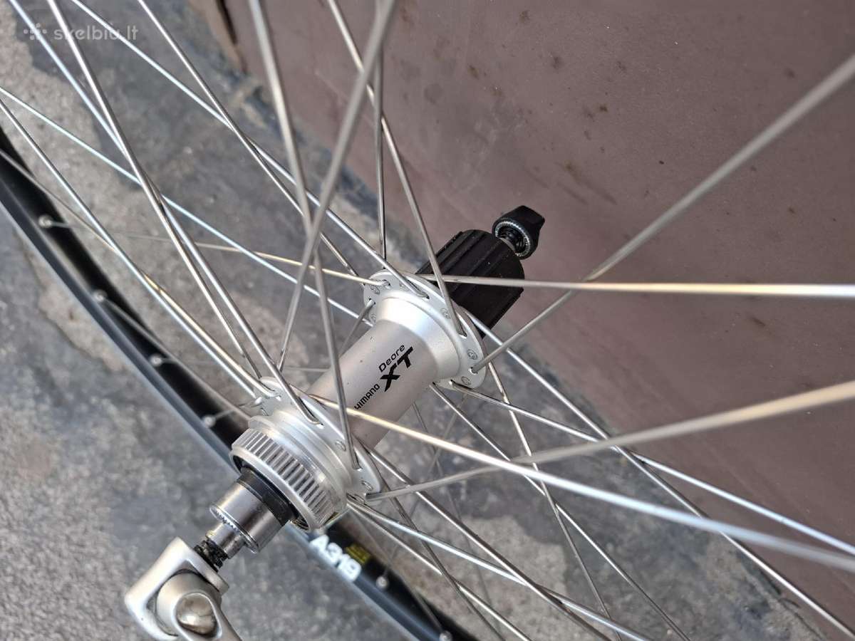 Mavic A319 Shimano Deore XT plento ratai 700c 622 - nuotraukos Nr. 2
