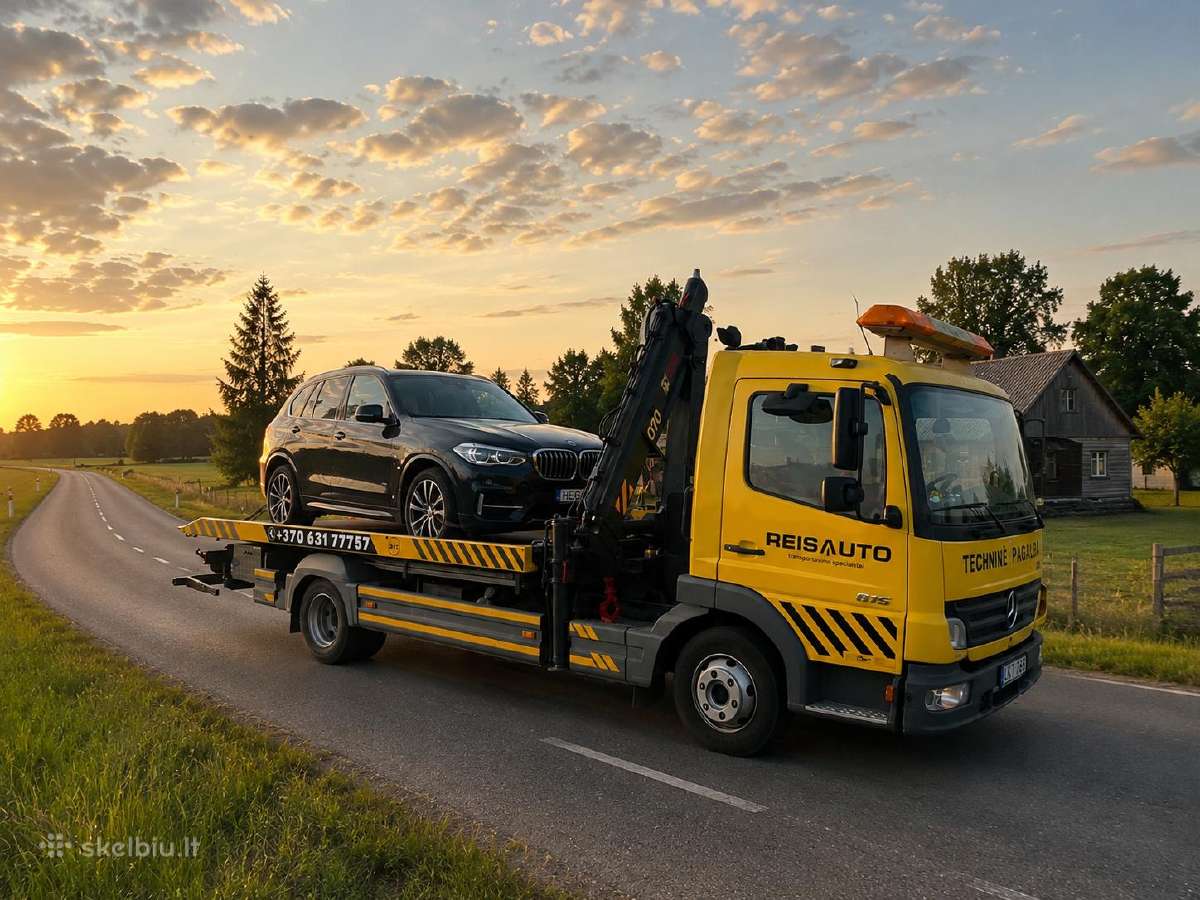 Fiskaras, Tralas su Kranu, krovinių Pervežimas 24/ - nuotraukos Nr. 2