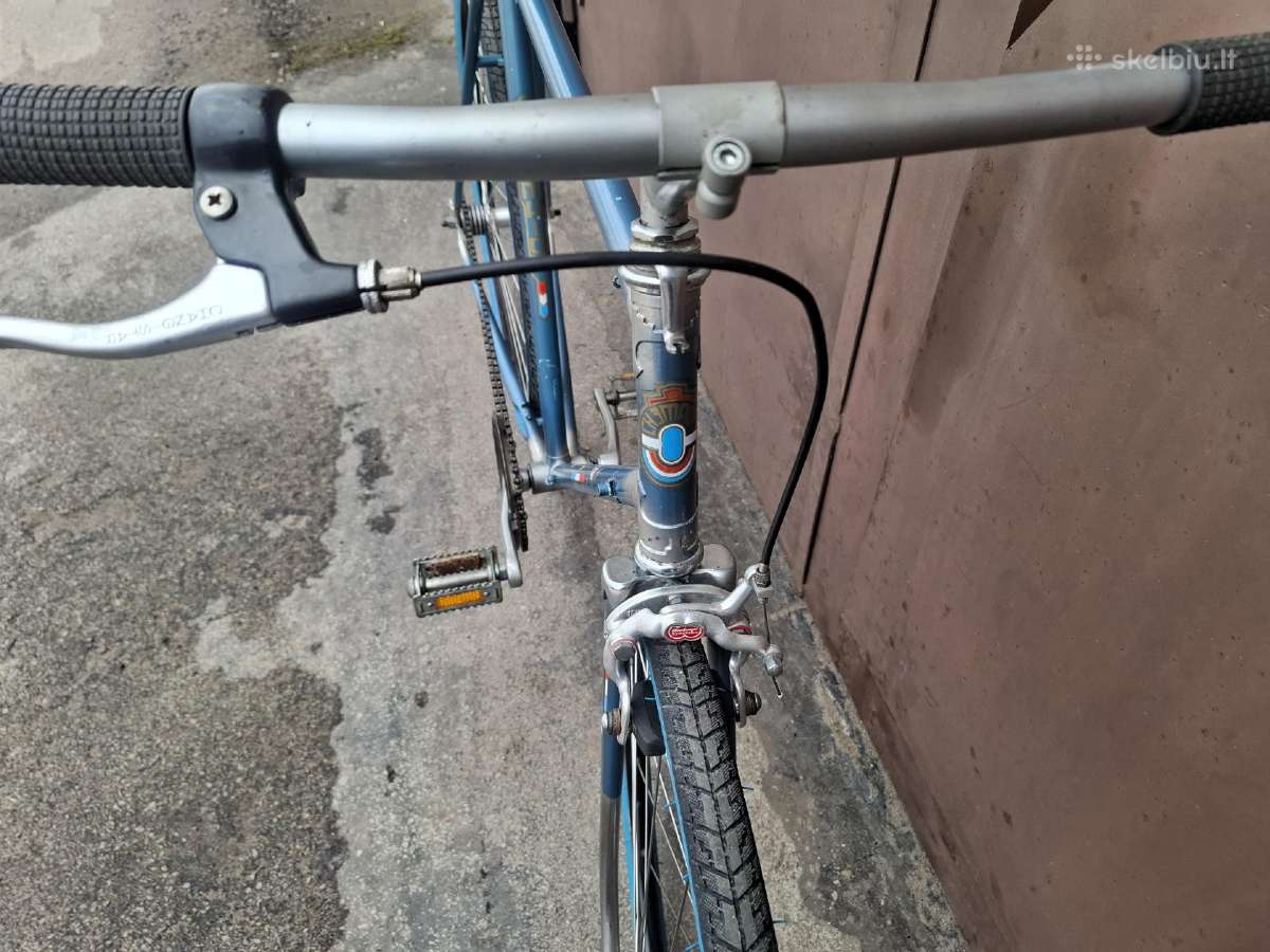 Retro 80's L/56cm steel single speed dviratis - nuotraukos Nr. 3