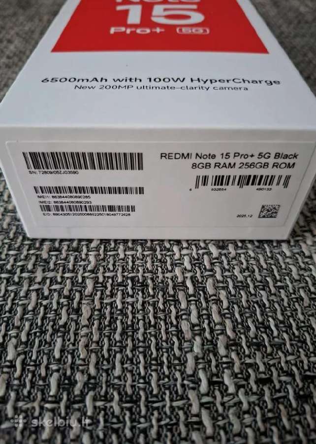 Xiaomi Redmi Note 15 Pro+ 5G - nuotraukos Nr. 3