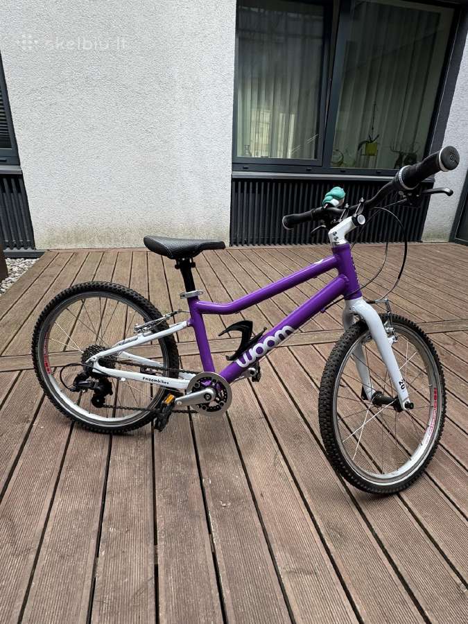 Vaikiškas Dviratis Woom 3 Purple Haze su šalmu - nuotraukos Nr. 2
