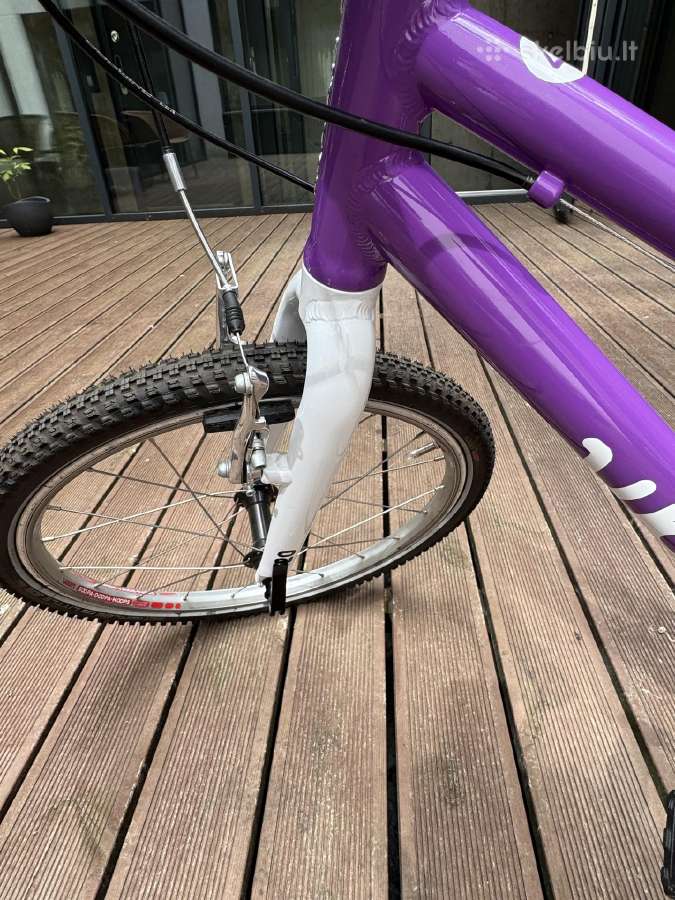 Vaikiškas Dviratis Woom 3 Purple Haze su šalmu - nuotraukos Nr. 8
