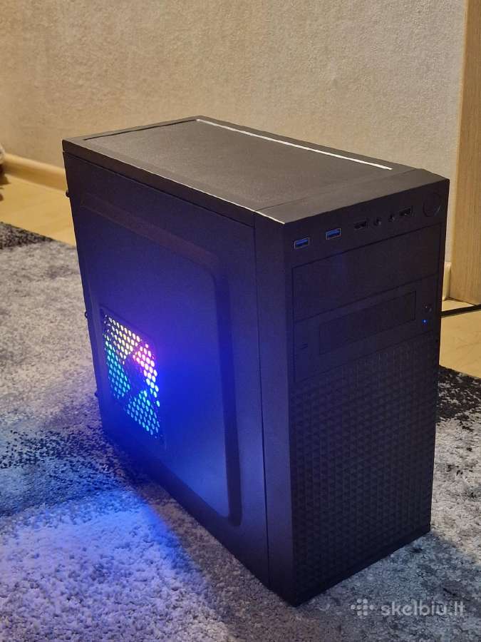 Kompiuteris i3-7100/gtx1060 3gb/8gb/120ssd/500hdd