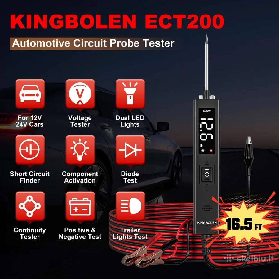 Grandinės testeris Kingbolen Ect200