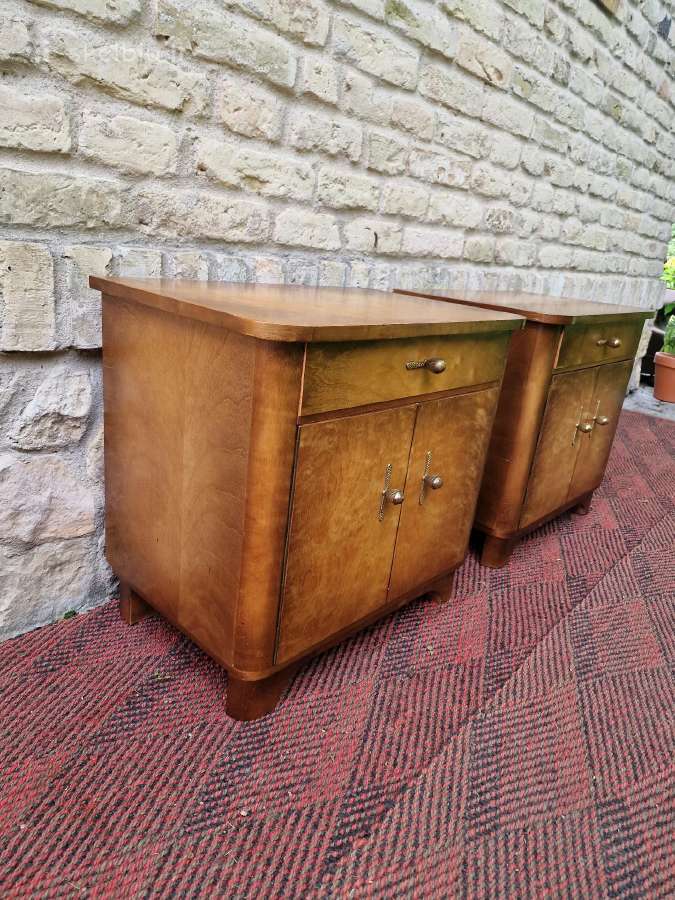 Vintažinės Art Deco naktinės spintelės - nuotraukos Nr. 2