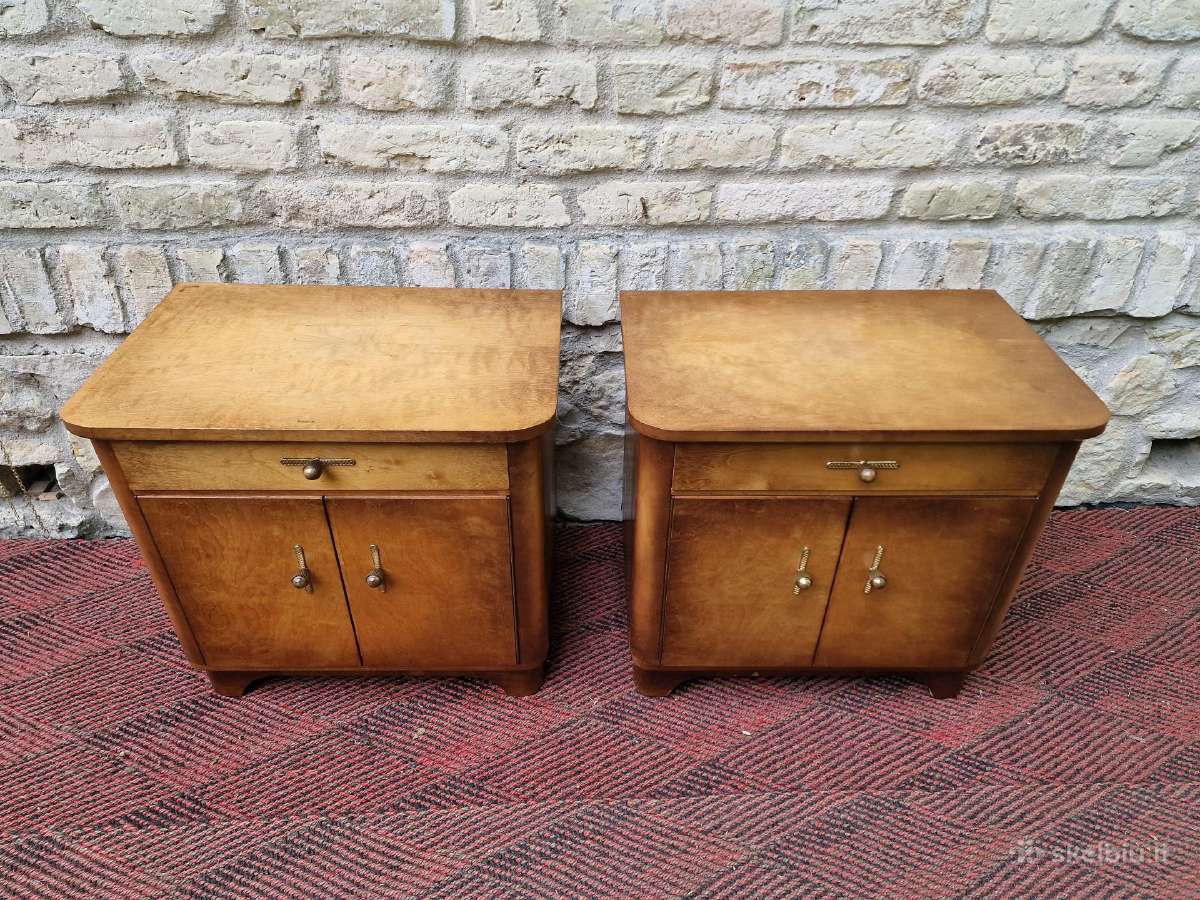Vintažinės Art Deco naktinės spintelės - nuotraukos Nr. 4