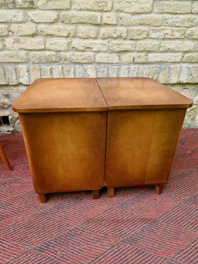 Vintažinės Art Deco naktinės spintelės - nuotraukos Nr. 16