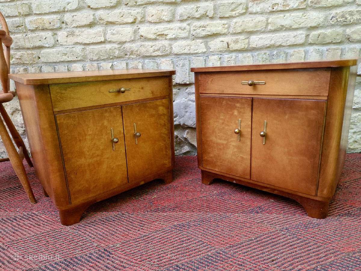Vintažinės Art Deco naktinės spintelės - nuotraukos Nr. 21