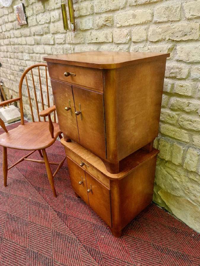 Vintažinės Art Deco naktinės spintelės - nuotraukos Nr. 29