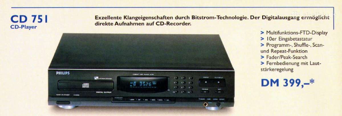 Philips CD 751 - nuotraukos Nr. 7