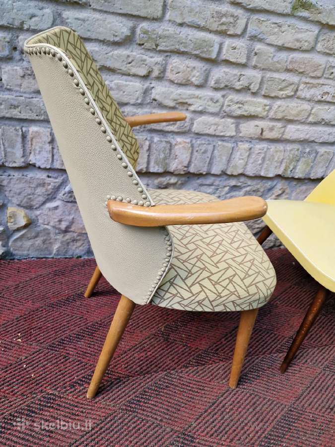 Vintažinės mid century kėdės - nuotraukos Nr. 18