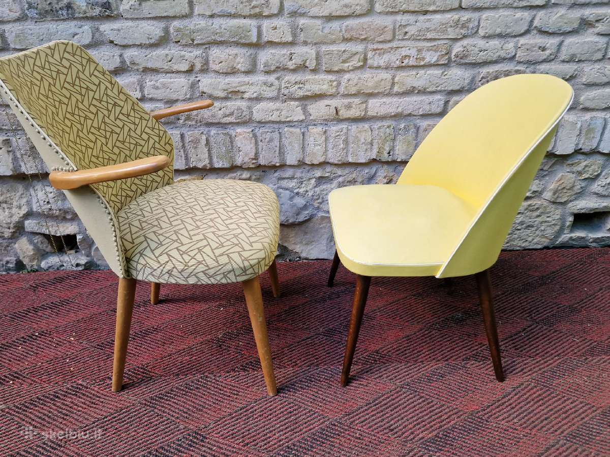 Vintažinės mid century kėdės - nuotraukos Nr. 29