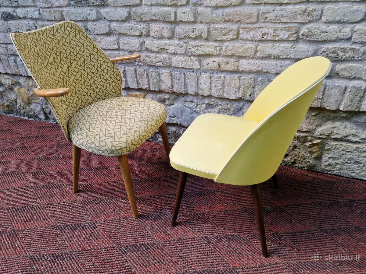 Vintažinės mid century kėdės - nuotraukos Nr. 30