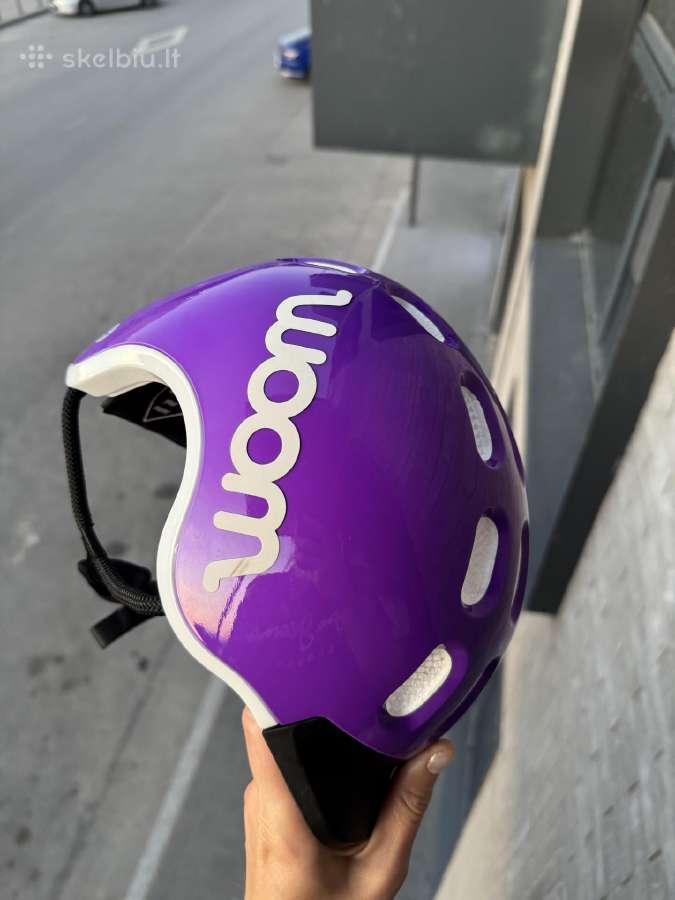 Vaikiškas Dviratis Woom 3 Purple Haze su šalmu - nuotraukos Nr. 11