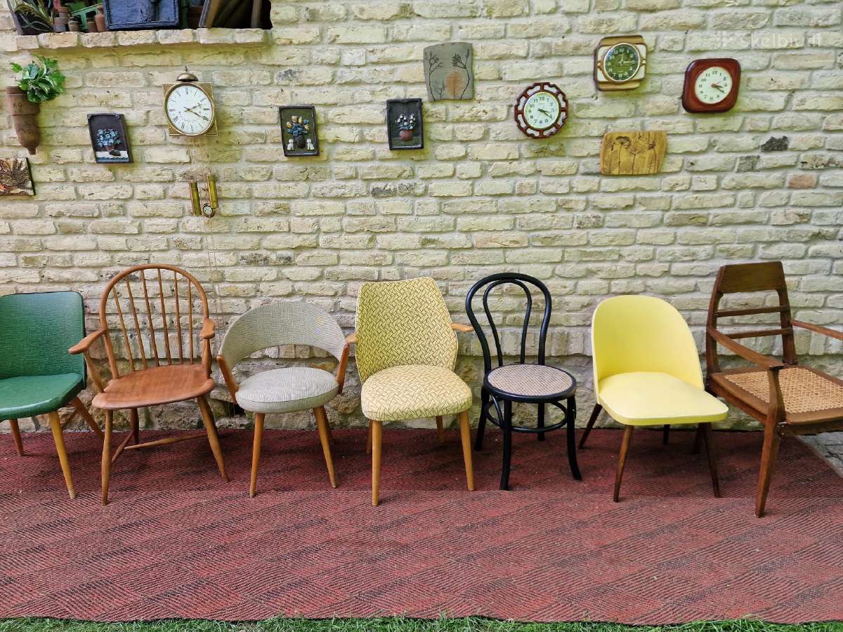 Vintažinės mid century kėdės - nuotraukos Nr. 32