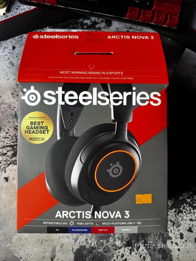 Steelseries ausinės