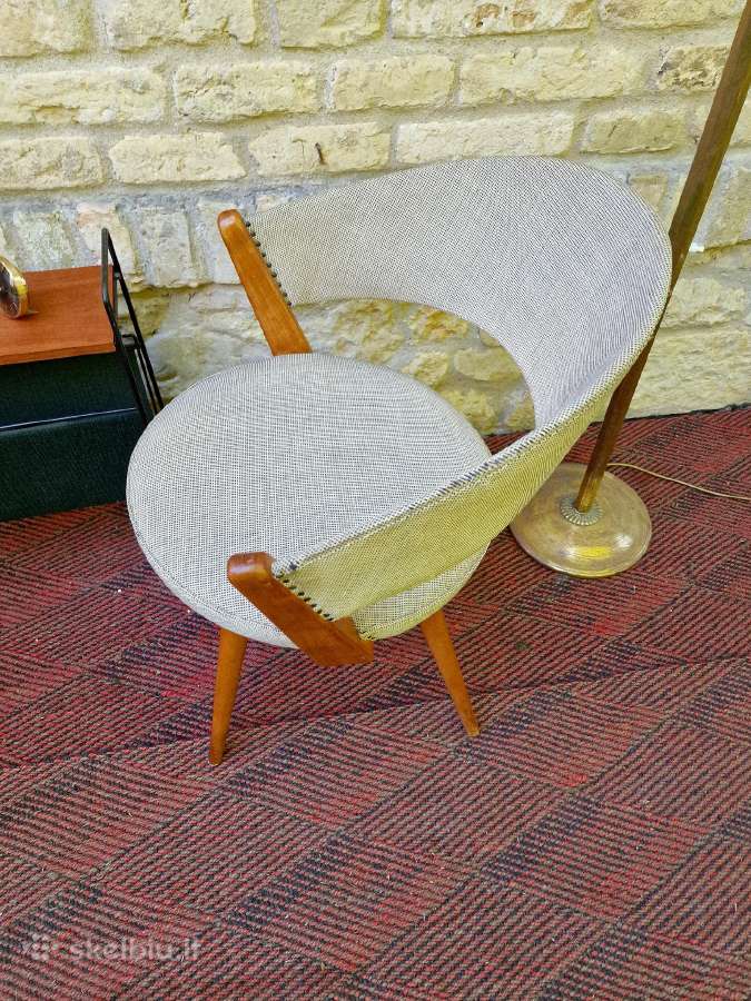 Vintažinis mid century coctail st. tiko fotelis - nuotraukos Nr. 3
