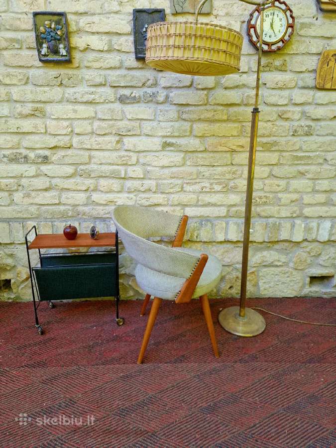 Vintažinis mid century coctail st. tiko fotelis - nuotraukos Nr. 12