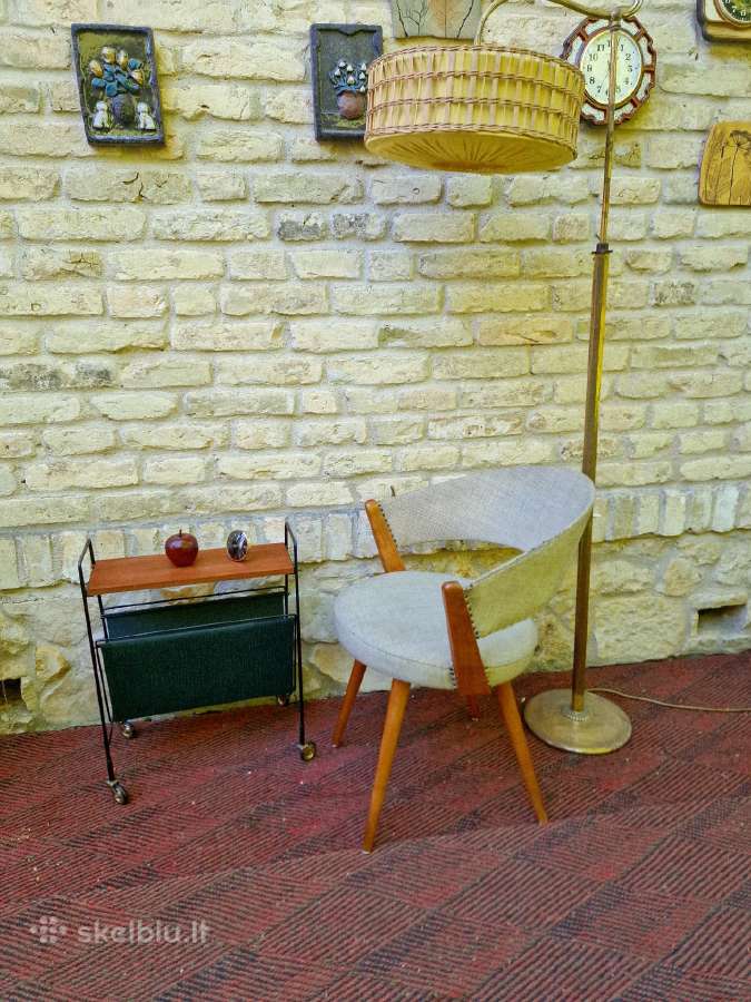 Vintažinis mid century coctail st. tiko fotelis - nuotraukos Nr. 25