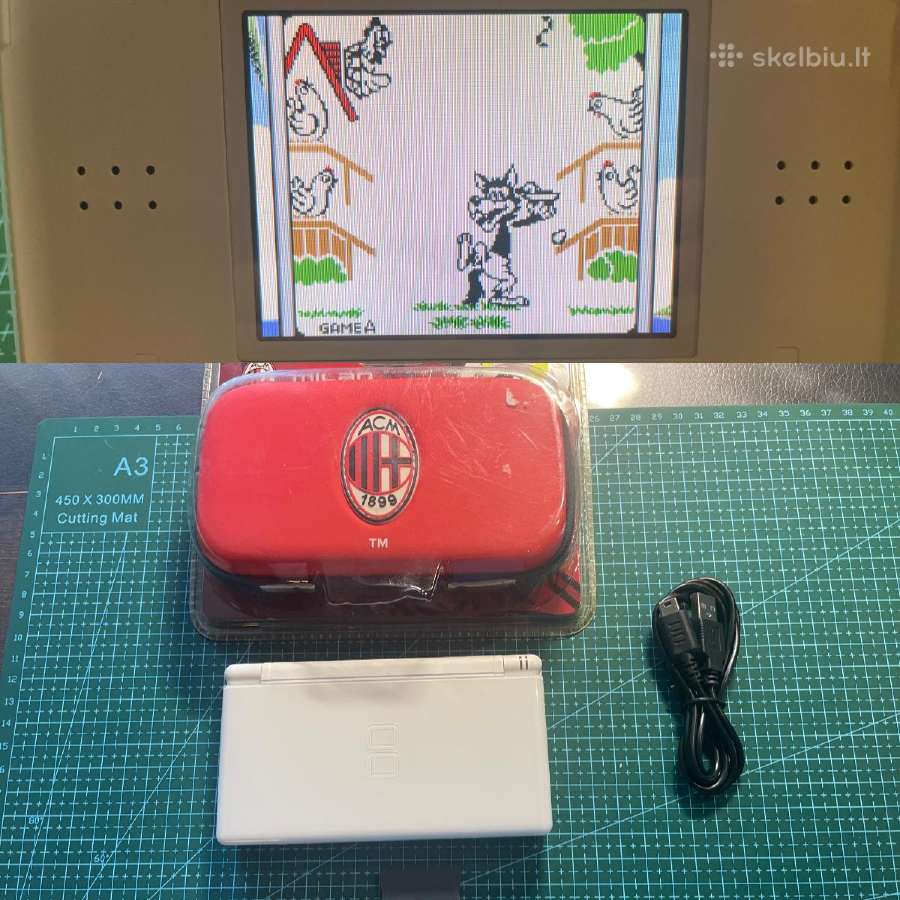 Nintendo DS Lite R4 kortelė 100+ žaidimų