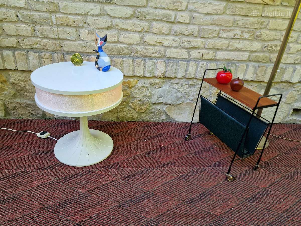 Vintažinis mid century Space Age st.staliukas - nuotraukos Nr. 12