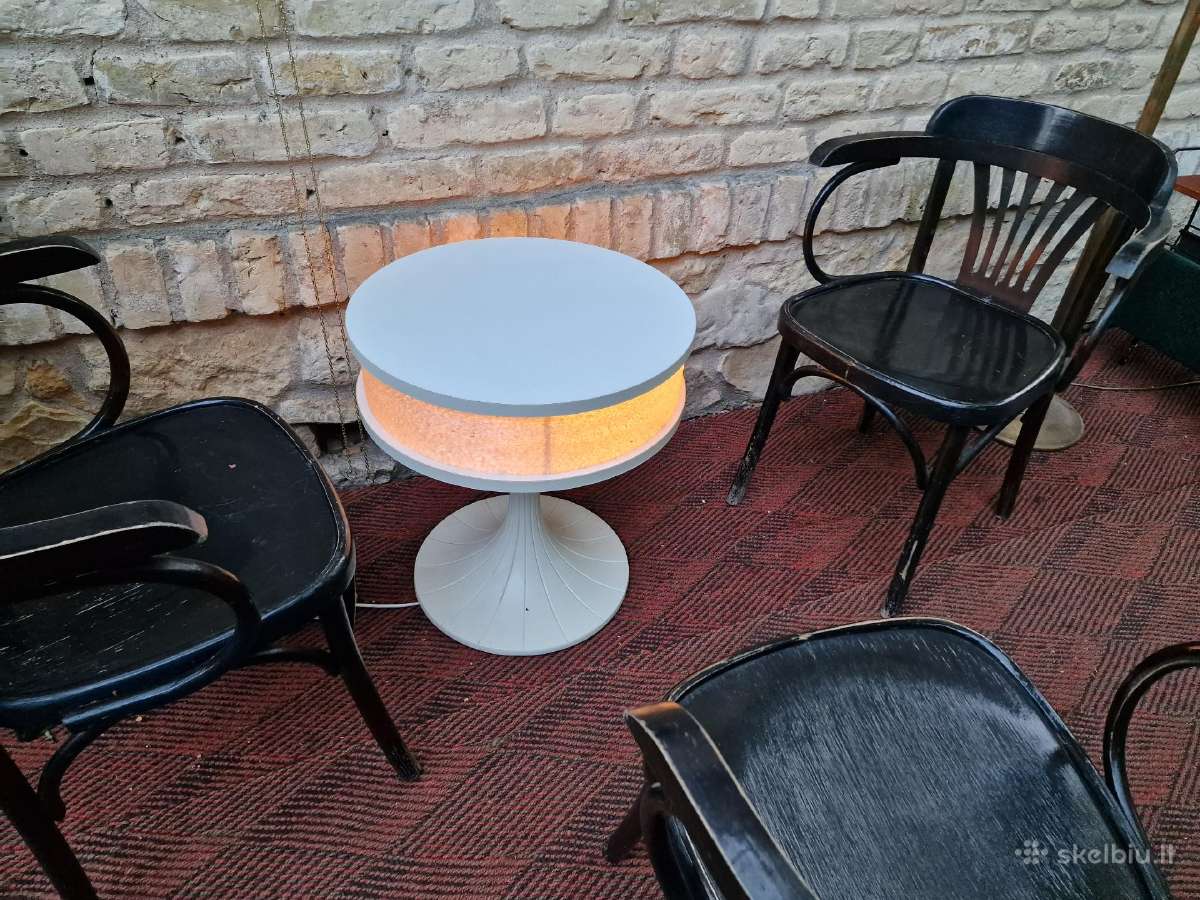 Vintažinis mid century Space Age st.staliukas - nuotraukos Nr. 19