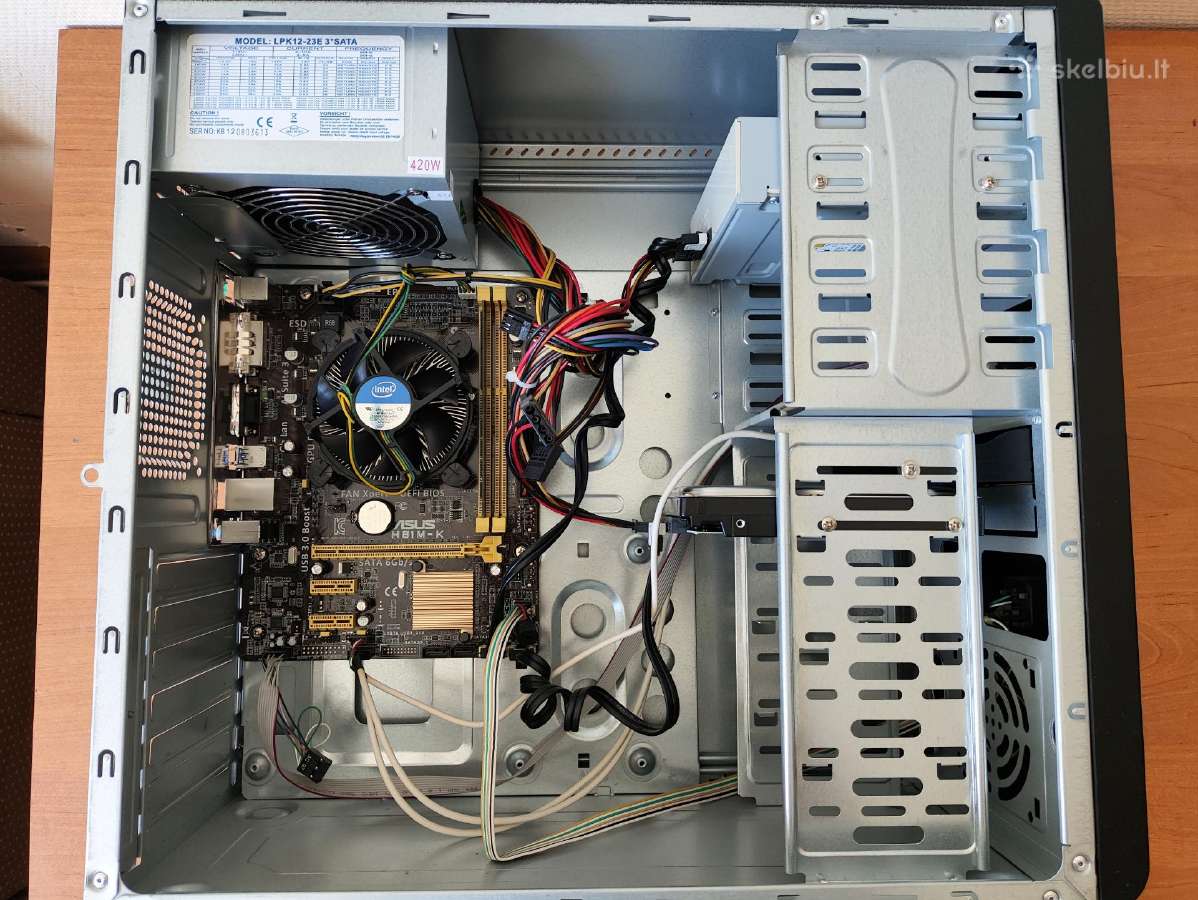 Stalinis kompiuteris Pentium G3220, 4gb, 500gb - nuotraukos Nr. 2