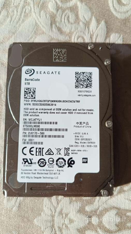 HDD seagate 5 TB 2.5"