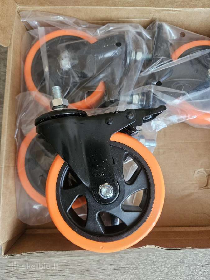 Sunkiasvoriai ratukai 4vnt 125mm 680kg