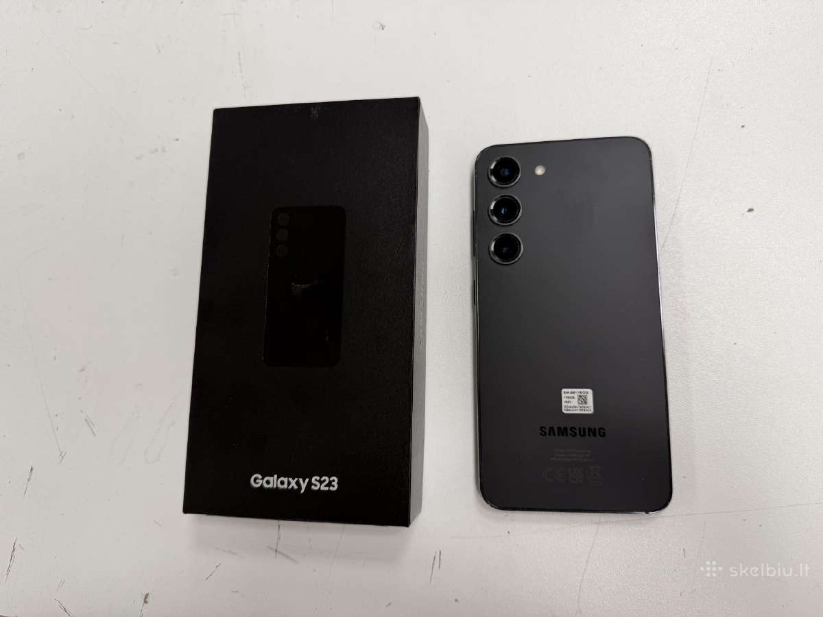 Samsung S23 128gb juodas - 320eur