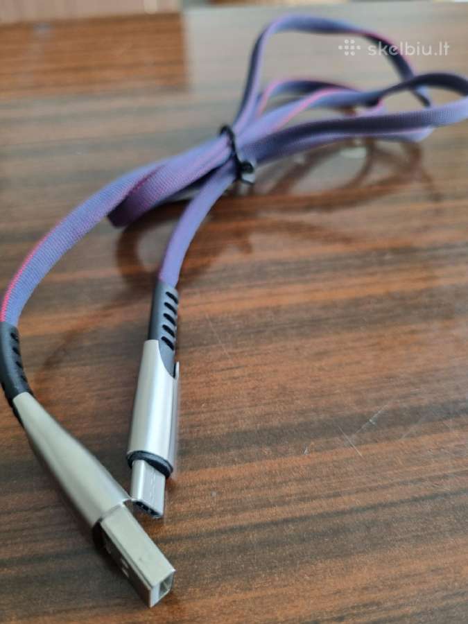 Įvairių ilgių Usb-a į usb-c kabeliai - nuotraukos Nr. 4