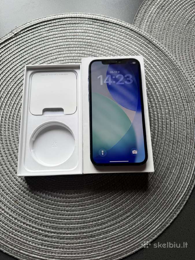 iPhone 12 64gb tamsiai melynas