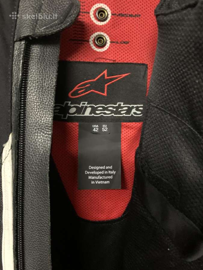 Alpinestars moto dviejų dalių oda - nuotraukos Nr. 15
