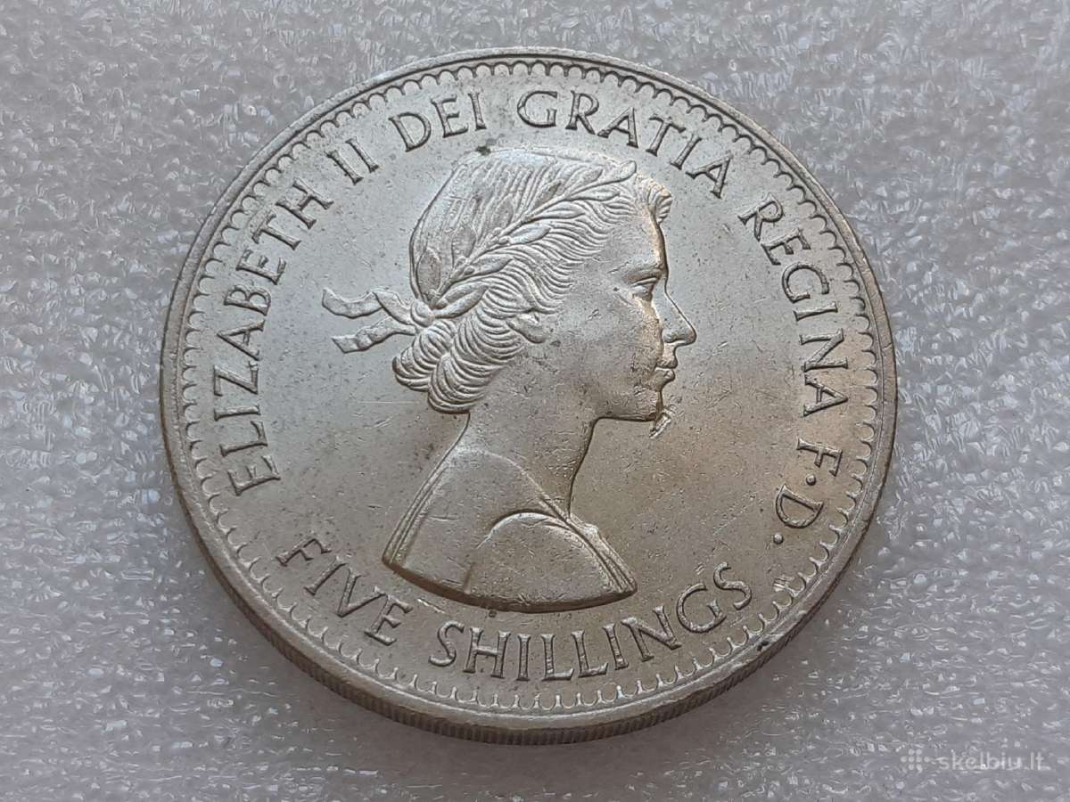 Didžioji Britanija 5 šilingai 1960