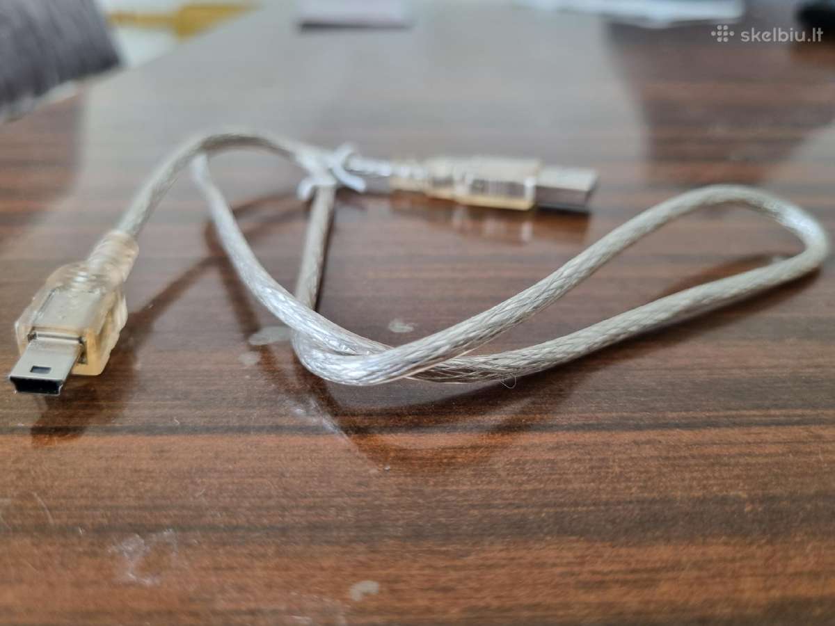 Įvairių dydžių mini-usb kabeliai - nuotraukos Nr. 2