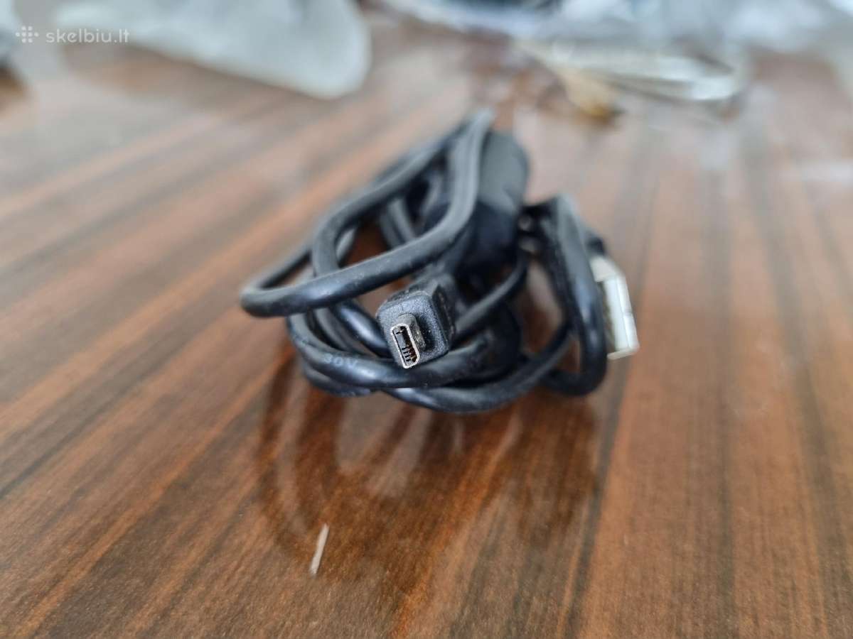 Įvairių dydžių mini-usb kabeliai - nuotraukos Nr. 3