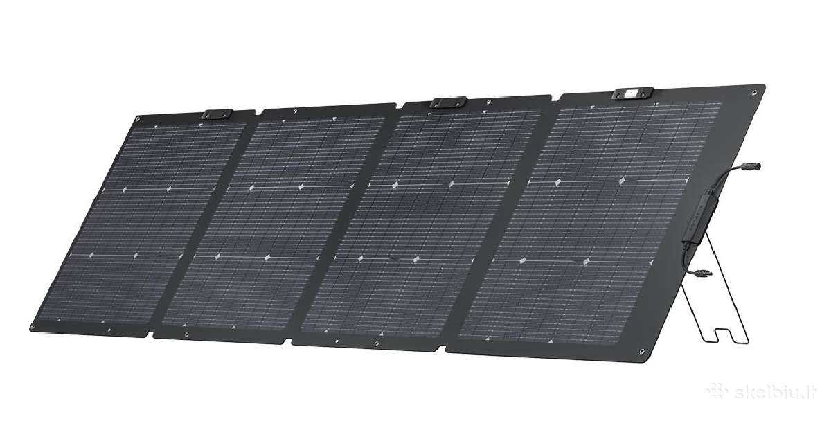 Perku Ecoflow Nextgen 220w saulės kolektorių
