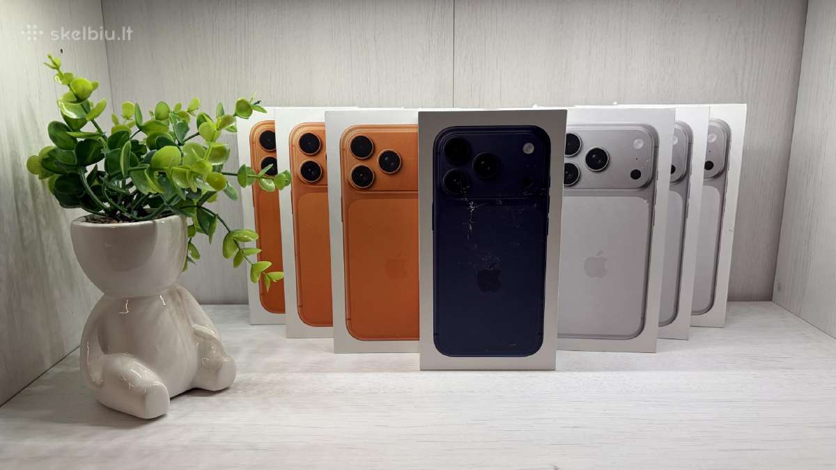 17 Pro 256gb,512,1tb Neišpakuoti su garantija! - nuotraukos Nr. 4