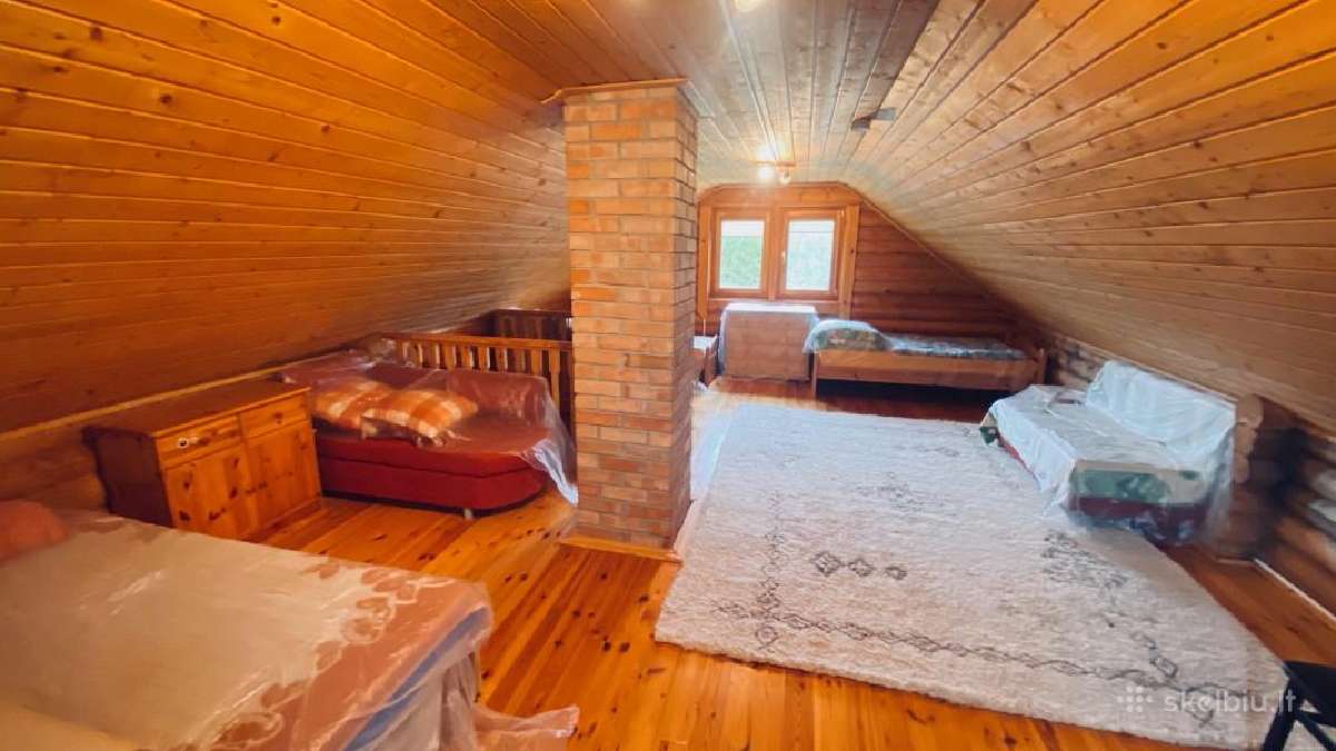 Parduodu rąstinį gyvenamą namą su įrengta mansarda - nuotraukos Nr. 15