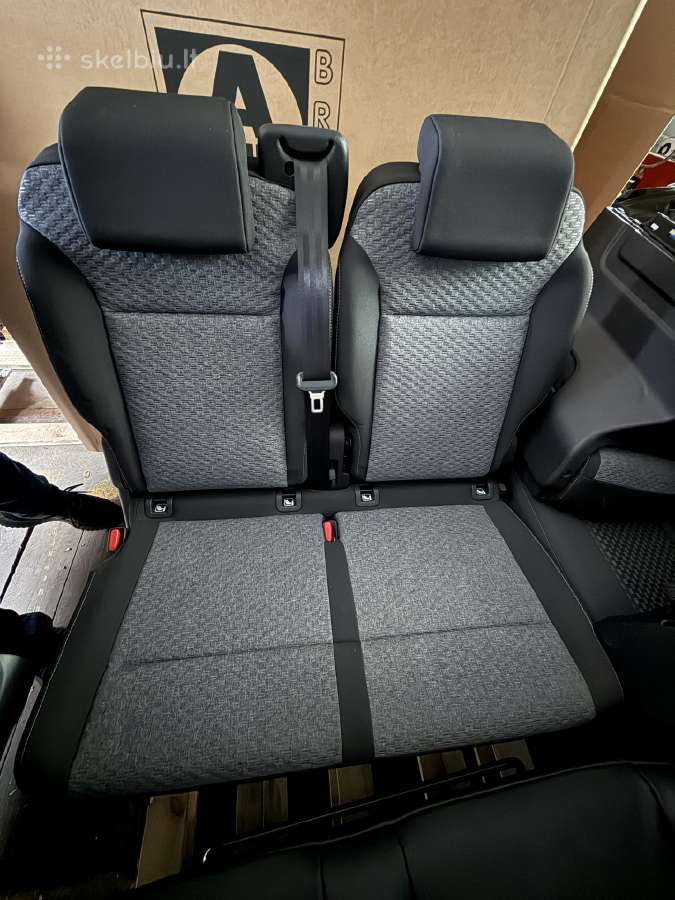 Toyota Proace Verso ir Citroen Spacetourer sėdynės