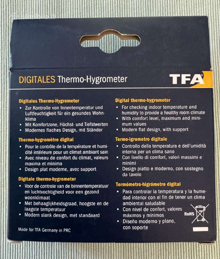 Termometras - Higrometras - nuotraukos Nr. 5