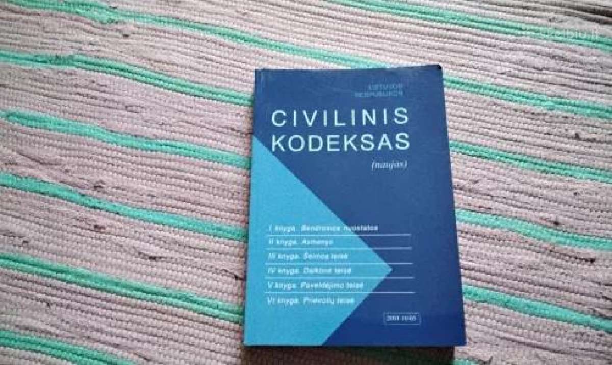 Civilinis kodeksas 2001 10 05