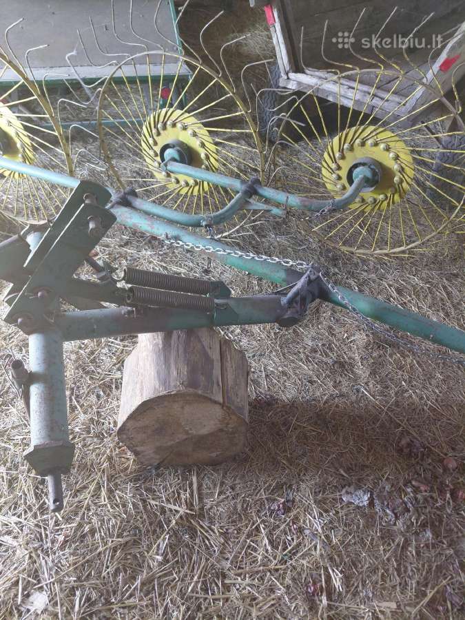 Grėblys vartytuvas saulute