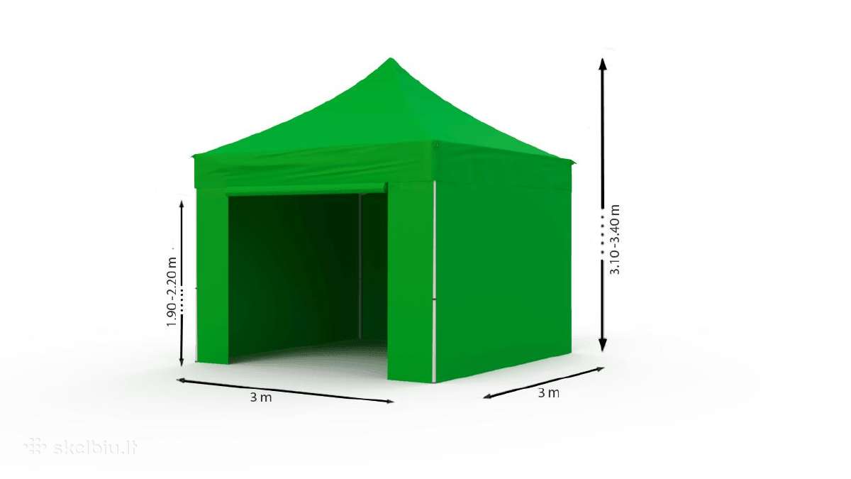 Prekybinė Palapinė 3x3 Zeltpro Proframe