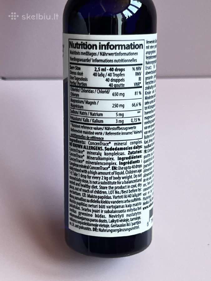 Trace Minerals skystas jūros mineralų kompleksas - nuotraukos Nr. 3