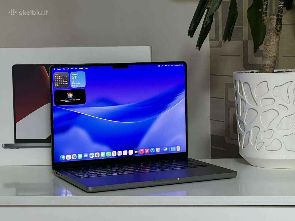 Parduodamas MacBook Pro 14 su M1 Pro, Xdr 120hz.
