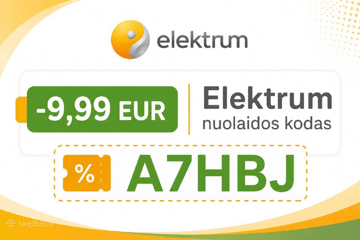 Elektrum nuolaidos kodas A7hbj