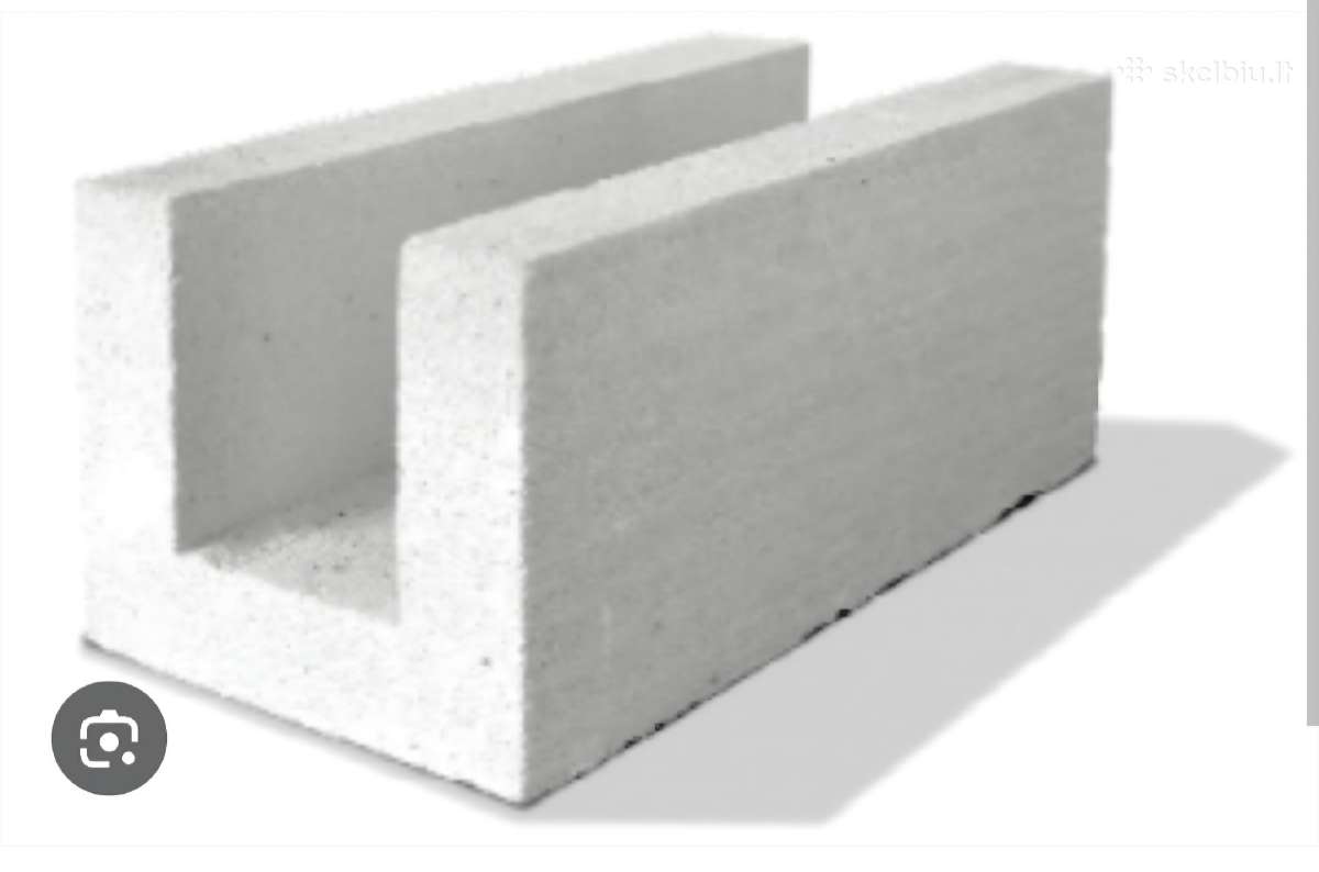 Akyto betono U 250mm Forma žiedui ir sąramoms