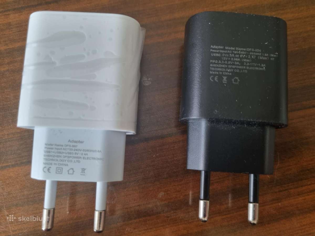 Usb-c ir trigubas Usb-a įkrovikliai - nuotraukos Nr. 2