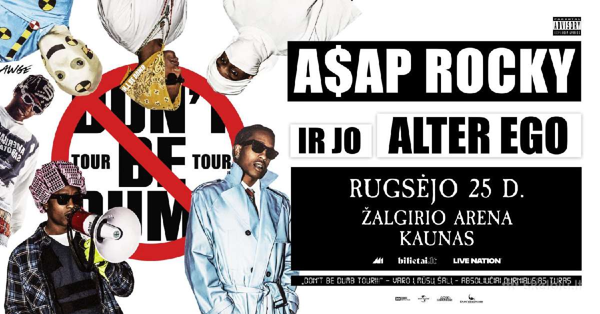 A$ap Rocky - Don't Be Dumb World Tour Premium VIP
